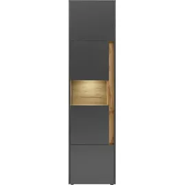 Home Affaire Vitrine City/Giron 50 x 40 x 197 cm Grau