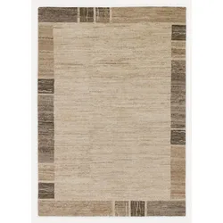 Teppich OCI DIE TEPPICHMARKE "Natura Silk Greny" Gr. 3, braun, B:120cm H:20mm L:180cm, Seide, Wolle, Teppiche, handgeknüpft, Wohnzimmer