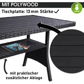 Brast Hacienda Set 7-tlg. Schwarz/Grau