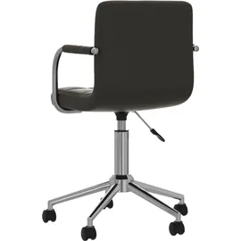 vidaXL Bürostuhl Kunstleder Schwarz