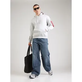 Alpha Industries Hoodie Grau S