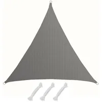 AMANKA UV Sonnensegel 5x5x5 m HDPE Dreieck Sonnenschutz Überdachung