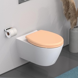 Schütte WC-Sitz BEIGE, mit Absenkautomatik und Schnellverschluss für die einfache Reinigung, maximale Belastung der Klobrille, 150 kg, Beige 82305
