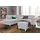 sit&more Ecksofa SIT & MORE "Arngast L-Form", silber, B:245cm H:84cm T:194cm, Sofas, Ecksofa, inklusive Kopfteilverstellung und Federkern
