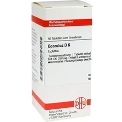 COCCULUS D 6 Tabletten 80 St