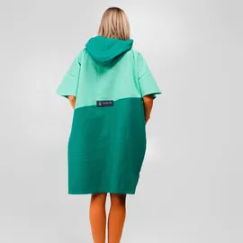 Wave Hawaii Regenponchos Unisex Türkis M