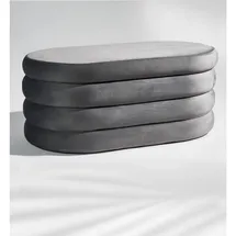 Blumtal Sitzhocker Blumtal Samt 45 x 42,5 x 110 cm Grau