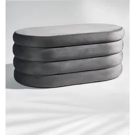 Blumtal Sitzhocker Blumtal Samt 45 x 42,5 x 110 cm Grau
