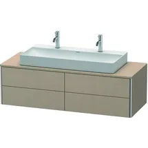 Duravit XSquare Waschtischunterbau wandhängend XS4915, 4 Schubkästen, 1400 x 54,8 cm,