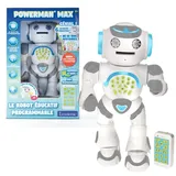 Lexibook - Powerman Max-Roboter pädagogisch und programmierbar zum Spielen und Lernen, Spielzeug für Jungen und Mädchen, Spricht auf Französisch, Tanz, Musik, STEM, Geschichtenerzählung,