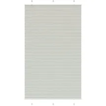 vidaXL Plissee Hellgrau 120x200 cm Stoffbreite 119,4 cm Polyester