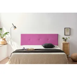 Gepolstertes Kopfteil NAPOLI Aqualine 160x50x5 cm - Fuchsie - Moonia