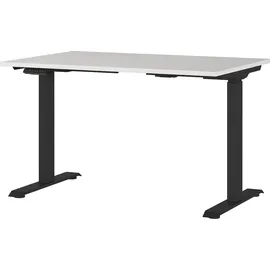 Germania Schreibtisch Jet Lichtgrau / Schwarz