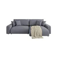 s-style möbel S-STYLE Ecksofa Emma - grau ¦ Maße (cm): B: 234 H: 78