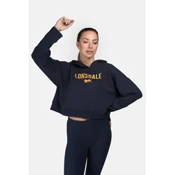 LONSDALE Frauen Kapuzensweatshirt Cropped Oversize QUEENSCLIFF L