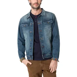 TIMEZONE Herren Jeansjacke DENIM JACKET Regular Fit Blau 3833 S