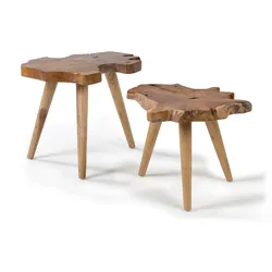 KAVE HOME Beistelltisch-Set  HATTIE