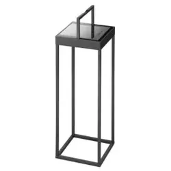 Brumberg 65312103 LED-Solarwandanbauleuchte, 2, 2 W, 3.000 K, strukturgraphit, schaltbar, IP54
