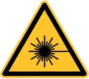 Eichner Warnschild Warnung vor Laserstrahl