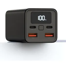 XO Laptop-Powerbank PB97 65W 20000mAh Schwarz 2x USB-A, 2x USB-C digitale Ladeanzeige