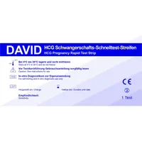 David Schwangerschaftstests Streifen HCG Schnelltest 100 St