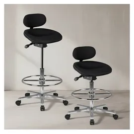 KADIMA DESIGN Arbeitshocker Stoff 0 x 0 x 0 cm Schwarz