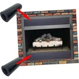 (101,6 × 10,16 Cm) 2 Stück Magnetische Kaminzugstopper, Kaminzugschutz Für Den Innenbereich, Lüftungsabdeckung, Verhindert Wärmeverlust, Kaminschutzgitter