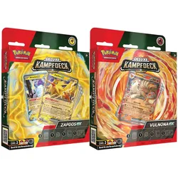 Pokémon Kampfdeck Vulnona-ex / Kampfdeck Zapdos