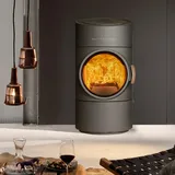 Austroflamm Clou Compact 2.0 Kaminofen Stahl Gussgrau + 1 m3 Kaminholz gratis