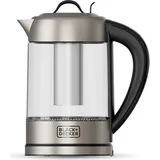 Black & Decker Bxke2205e Wasserkocher Silber, Transparent, Schwarz
