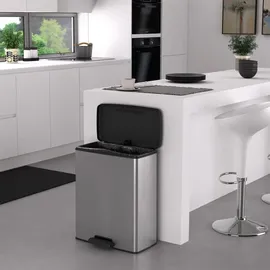 Curver Deco Rechteckig 65 l Silber