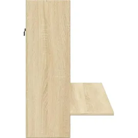 vidaXL Wand-Schreibtisch Sonoma Eiche 105x48x75 cm Holzwerkstoff