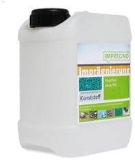 IMPREGNO Kunststoff Imprägnierung, Fluorfreies Hydrophobiermittel für Kunststoff in Haus und Garten, 5 Liter - Kanister