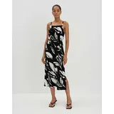 Someday Maxikleid Floral Schwarz 38