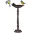 Relaxdays Vogeltränke 40 cm Braun