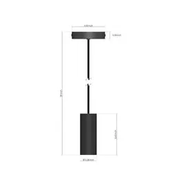 Philips Hue Lightguide-Lampe Schwarze Kordel