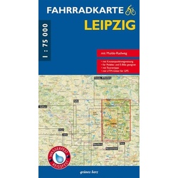 Leipzig 1 : 75 000 Fahrradkarte