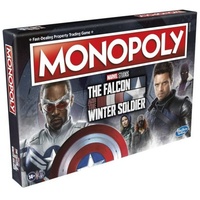 Hasbro Spiel, Brettspiel Monopoly - The Falcon and the Winter Soldier (englisch) schwarz
