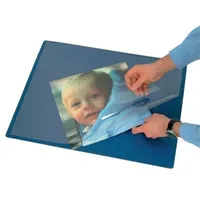 Q-Connect® KF26799 Schreibunterlage - 63 x 50 cm, blau