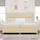 vidaXL Boxspringbett 200 x 200 cm Creme