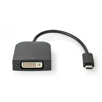 Nedis Ccgp64552bk02 Usb-c-auf-dvi-d-f-adapter USB 3.2 Gen 1 1080p Vernickelt