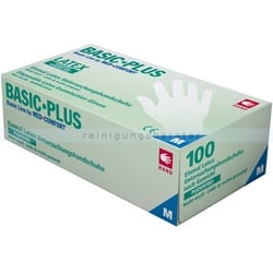 Latexhandschuhe Ampri Basic-Plus L puderfrei puderfreie Latexhandschuhe, 100 Stück/Box