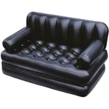 BESTWAY Pavillo 5-in-1 Couch Double-Size Luftbett, PVC, 188 x 152 x 64 cm, 75054-17, Schwarz