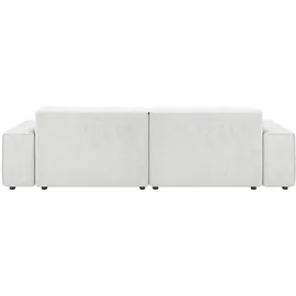Home Affaire Big-Sofa HOME AFFAIRE "Glimminge auch in Breitcord, Feincord + Easy care-Bezug", silber, B:254cm H:71cm T:101cm, 95% Polyester, 5% Nylon, Sofas, Big-Sofa, besondere Kedernähte Zierkissen