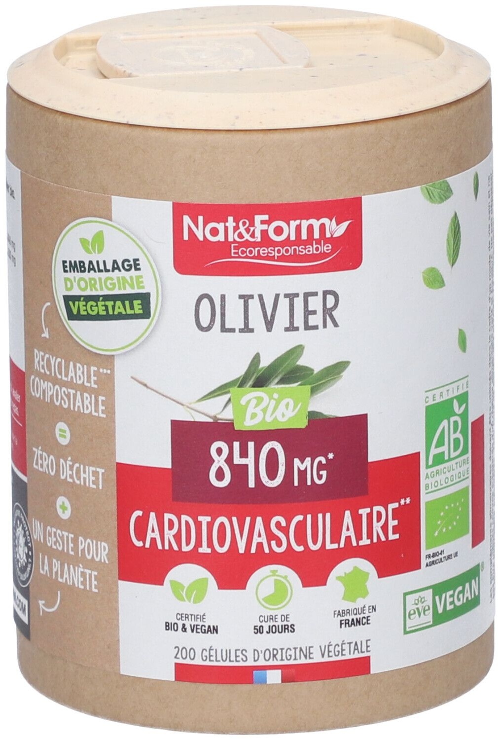 Nat&Form Olivier Bio en gélules 200 pc(s) capsule(s)