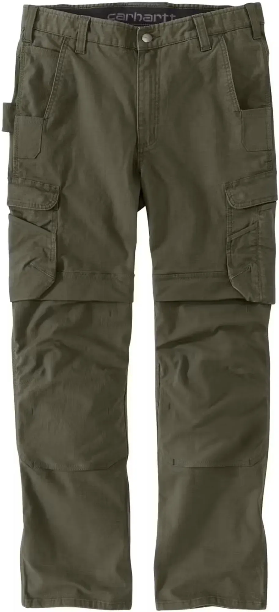 Carhartt Relaxed Fit Straight Steel Rugged Flex Ripstop Double-Front Cargo Hose, grün, Größe 34 36 für Männer