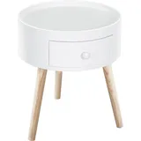Homcom Weiß Kiefer 38 x 38 x 45 cm
