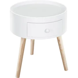 Homcom Weiß Kiefer 38 x 38 x 45 cm