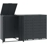 deluke Mülltonnenbox GORILO 207 x 117 x 79 cm anthrazit