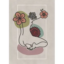 Komar Wandbild »Rosalie«, (1 St.), Deutsches Premium-Poster Fotopapier mit seidenmatter Oberfläche und hoher Lichtbeständigkeit. Für fotorealistische Drucke mit gestochen scharfen Details und hervorragender Farbbrillanz. Komar Farbe Bild(er): pastell
